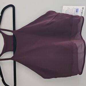 Lululemon Womens Nulu High Neck Mesh Hem Tank. GNPL SZ Xlarge! Nwts
